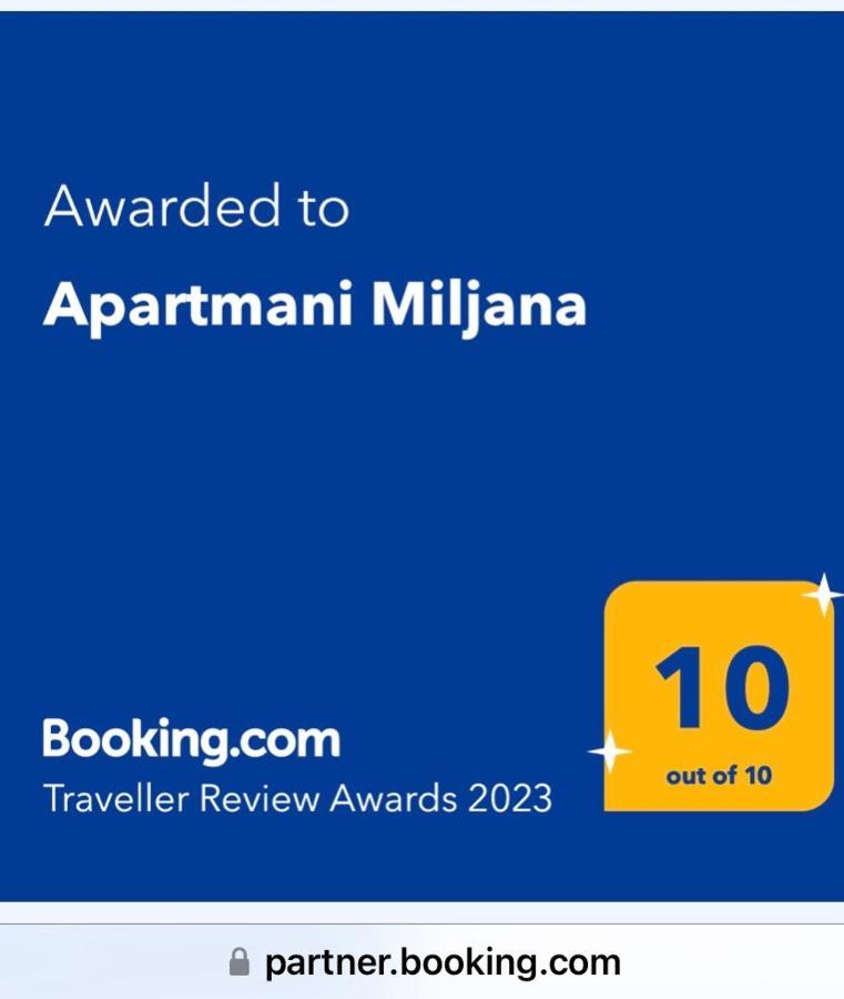 Apartmani Miljana バール エクステリア 写真
