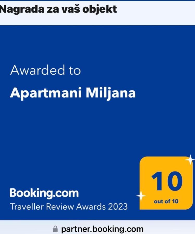 Apartmani Miljana バール エクステリア 写真